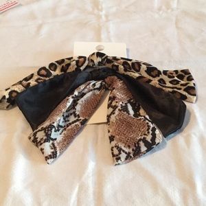 🐆NWT Leopard Pony Tail Accessory Bundle of 3 🐆